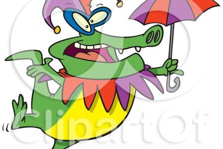 450x300 Mardi Gras Umbrella Clip Art