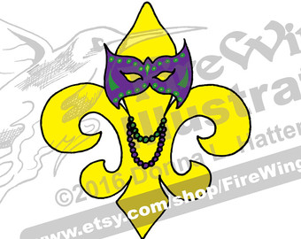 340x270 Mardi Gras Art Etsy