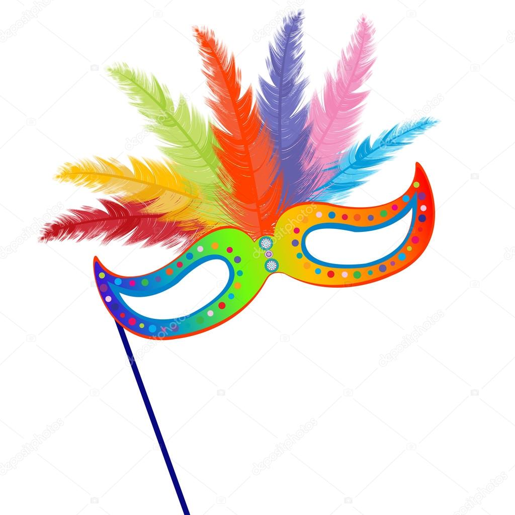 1024x1024 Colored Mardi Gras Mask Stock Vector Hibrida13