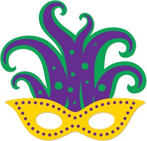 300x287 Mardi Gras Mask Clip Art