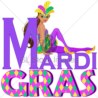 325x325 Mardi Gras Masks Gl Stock Images