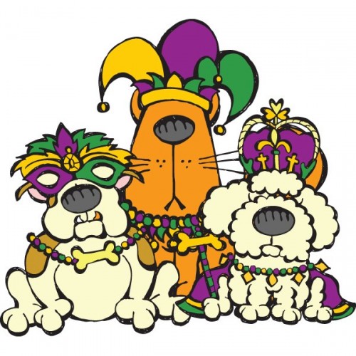 500x500 Mardi Gras Free Printable Coloring Page For Pet Lovers! Woof