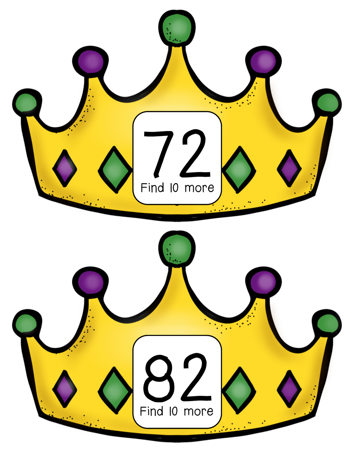 1236x1600 Pride And Primary Mardi Gras Madness!!!!!!! Math Mini Unit On Ten