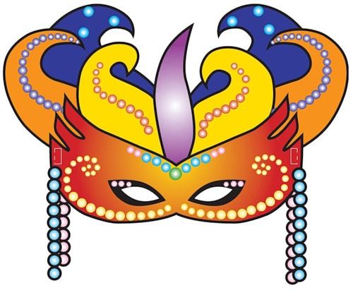 500x418 106 Best Masquerade Party Images Clip Art, Masks