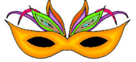 272x125 Mardi Gras Masks Clip Art On Mardi Gras Mask Clip Art