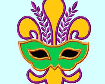 340x270 Fleur De Lis Mask Etsy