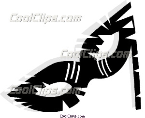 300x245 Mardi Gras Mask Clip Art