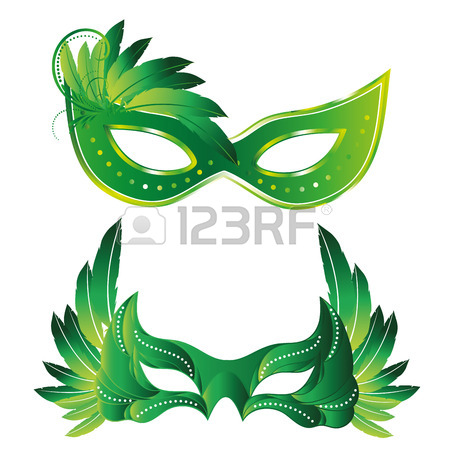 450x450 370 Mask Mardi Gras Of Bright Feathers Stock Illustrations