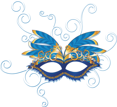 400x367 Mauve Clipart Masquerade Mask