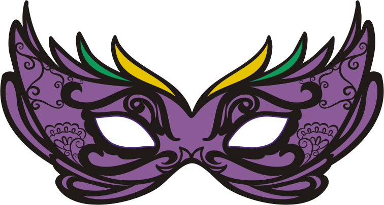 756x405 Mardi Gras Masks