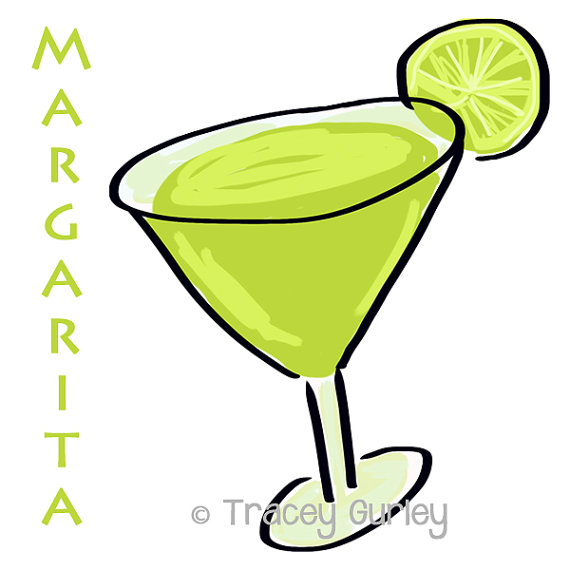 570x570 Margarita Illustration Original Art Digital By Traceygurleydesigns