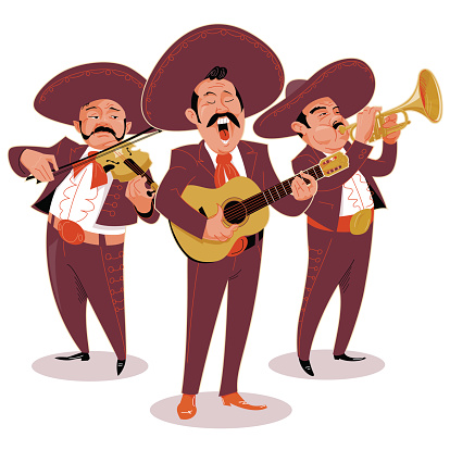 414x414 Mariachi Clipart