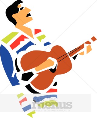 320x388 Mexican Singer Clipart Holiday Clipart Archive