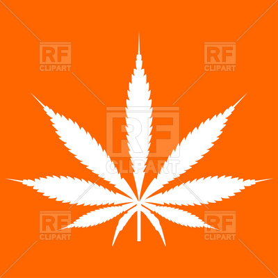400x400 Cannabis (Marijuana) Leaf Icon Royalty Free Vector Clip Art Image