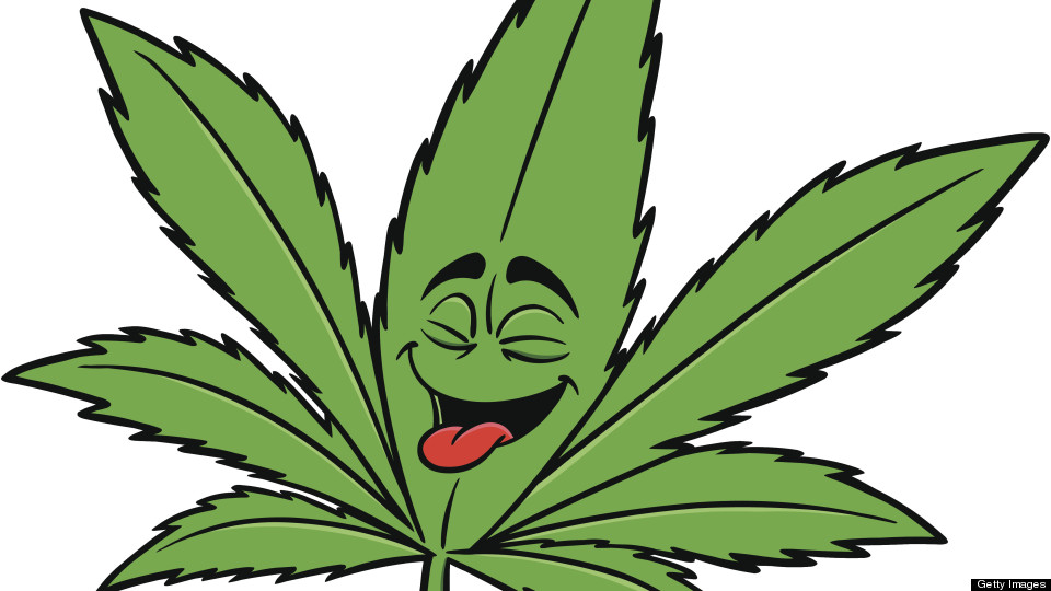 960x540 Marijuana Clipart Leaf Outline