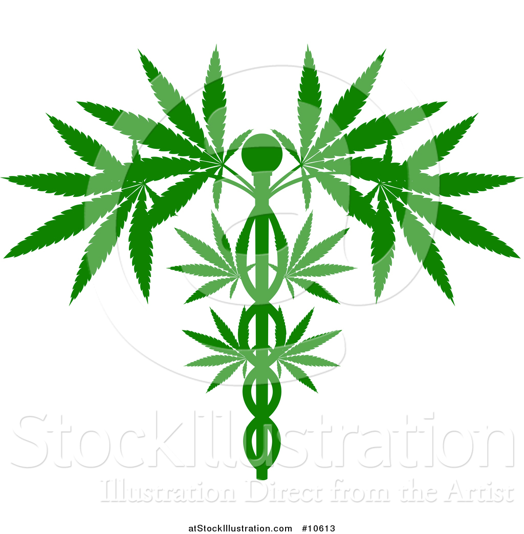 1024x1044 Vector Illustration Of A Silhouetted Green Medical Marijuana