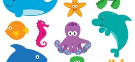 272x125 Sea Creatures Clip Art Under The Sea Clipart Ocean Animals On Sea