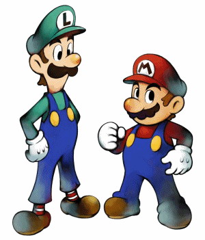 300x351 Mario Bros Clip Art