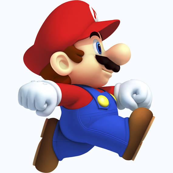 570x570 Super Mario Bros Clip Art Nursery Decor Party Invitations