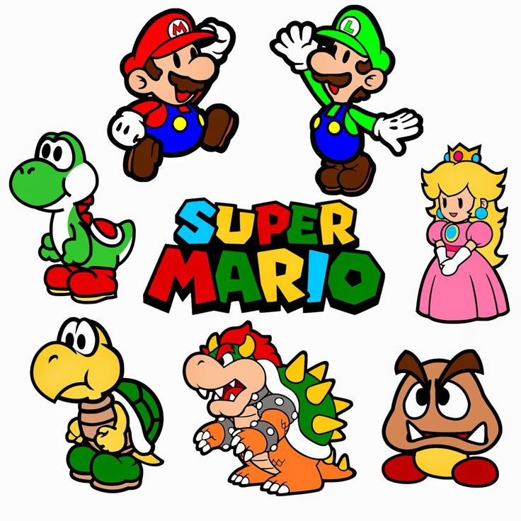 736x736 Super Mario Clip Art