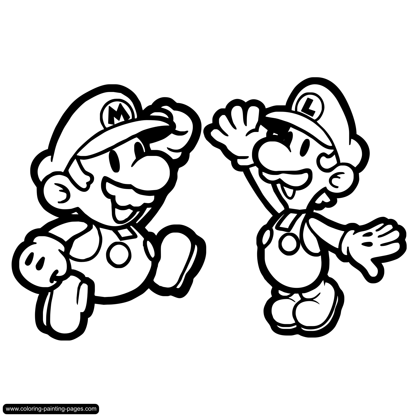 1654x1654 Super Mario Bros Coloring Page Free Download For Download
