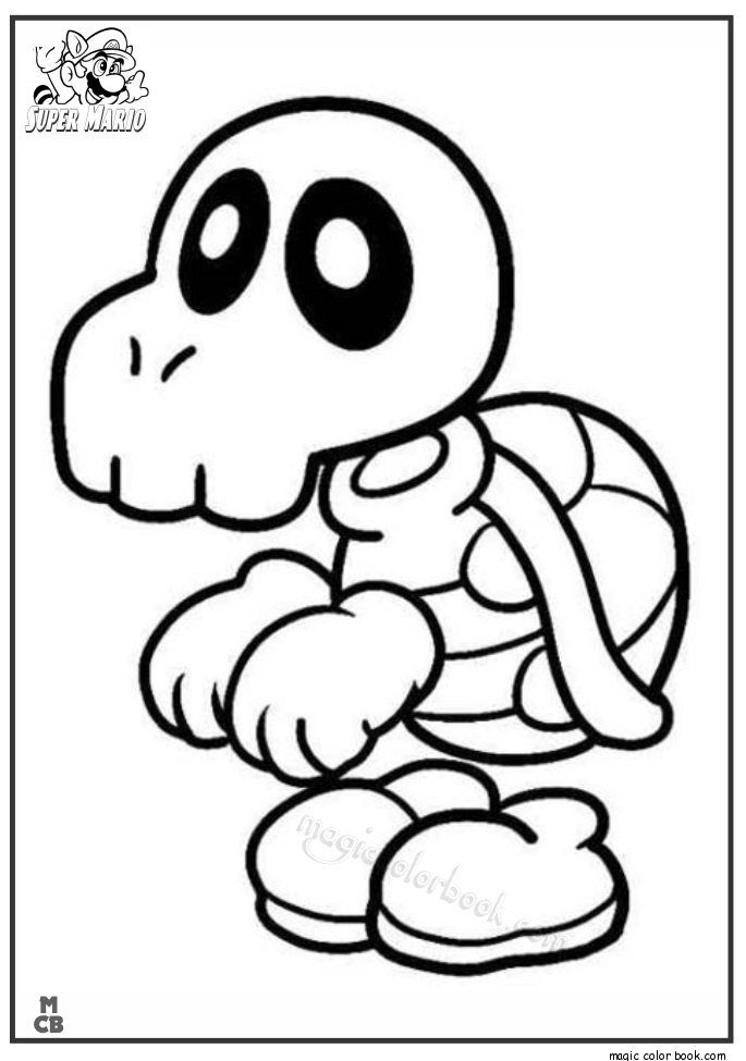 685x975 Super Mario Coloring Pages 07