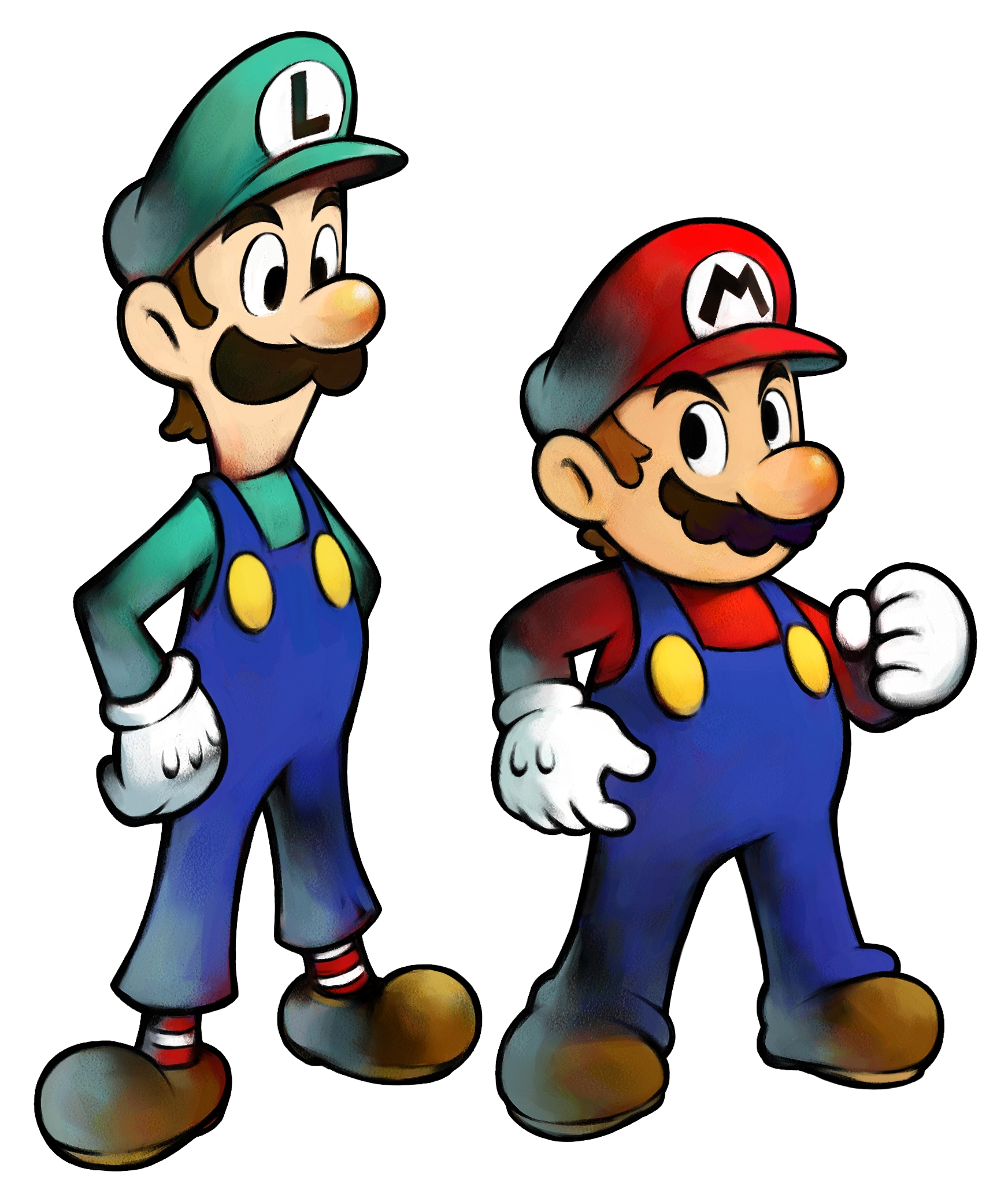 1744x2065 Mario And Luigi Clipart