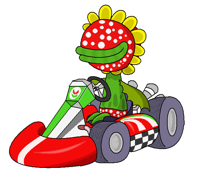 653x580 Petey Piranha In Mario Kart By Minimariodrawer