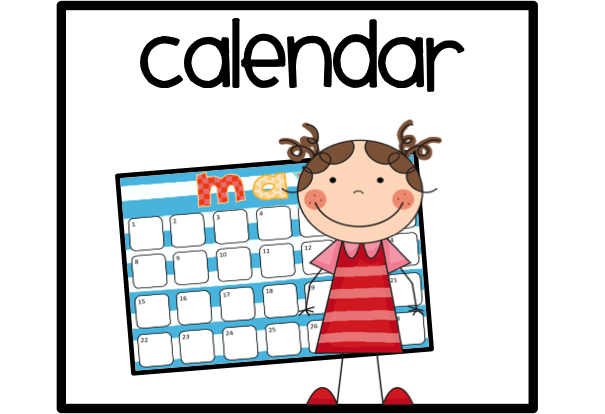 605x414 Free Calendar Clip Art