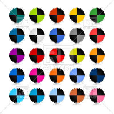 400x400 Markers For Crash Test Dummies Royalty Free Vector Clip Art Image