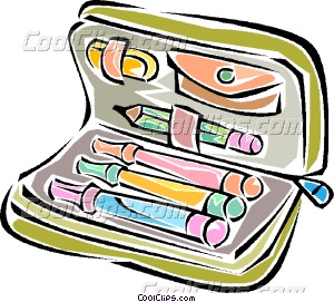 300x271 Pencil Case Vector Clip Art