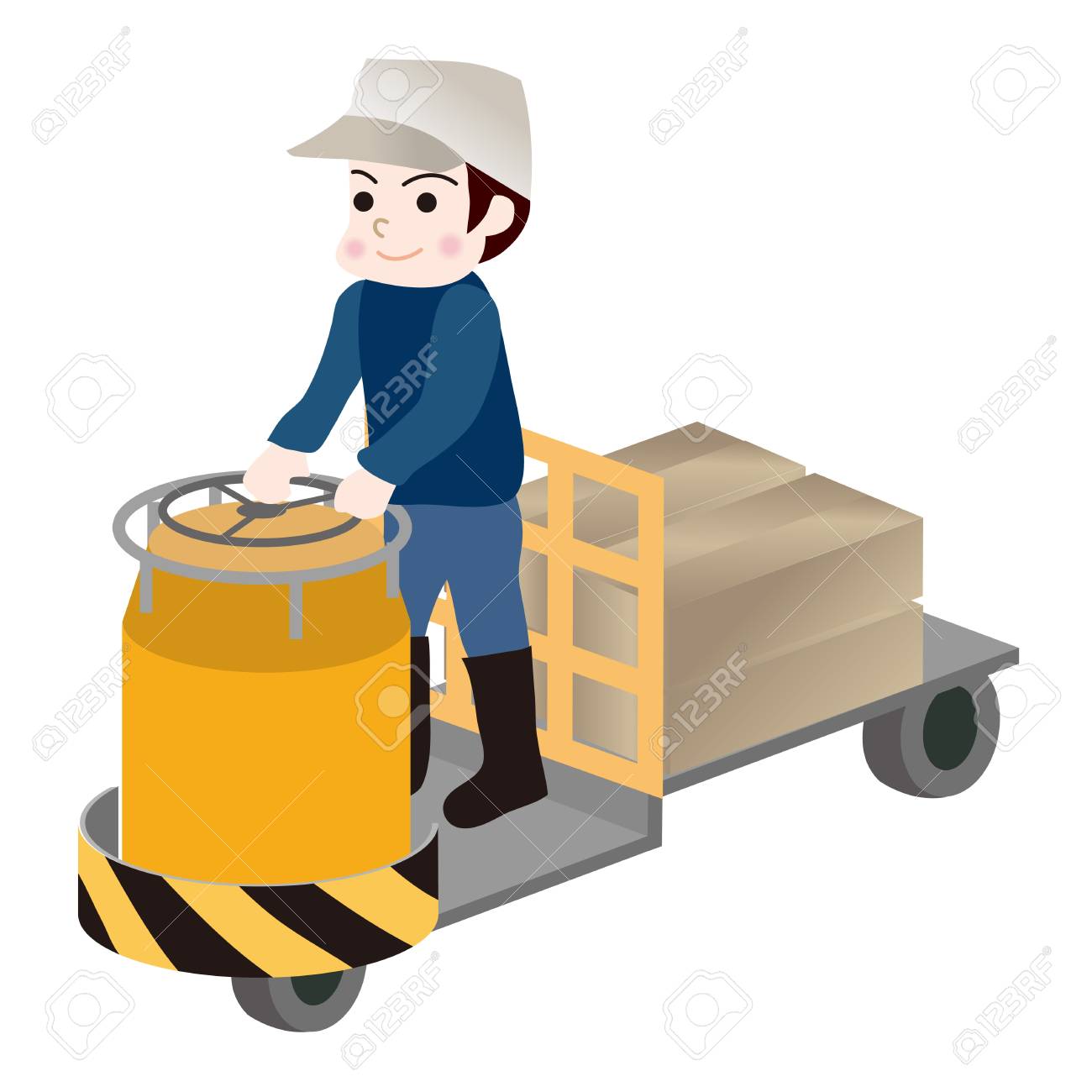 1300x1300 Market Workers Clipart