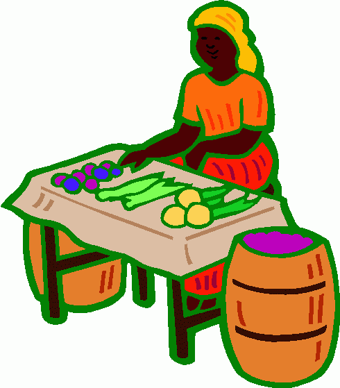 490x559 Woman Traditional Market Clipart