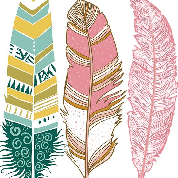 580x580 Cliparts Pink Feather Clipart