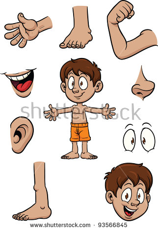 322x470 Clipart Cartoon Body Parts