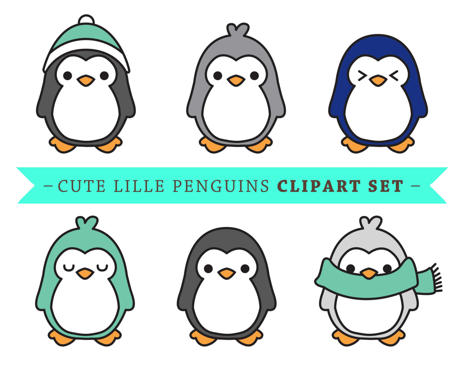 1500x1193 Penguin Clipart Kawaii