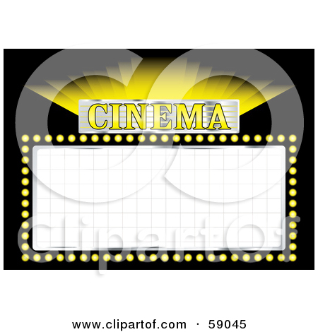 450x470 Sign Clipart Cinema