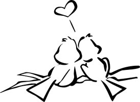 274x200 Wedding Cat Cliparts