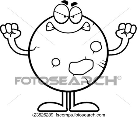 450x389 Clip Art Of Angry Cartoon Mars K23526289
