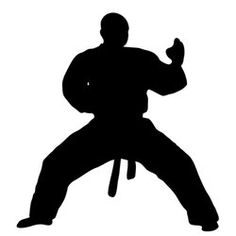 236x236 Free Karate Martial Arts Silhouette Vector Clip Art Ref