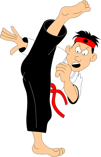 400x621 Karate Martial Arts Clip Art Image