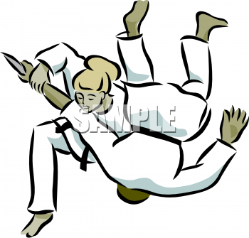 350x335 Royalty Free Karate Clip Art, Sport Clipart