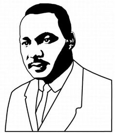 236x272 Martin Luther King Clipart Black And White