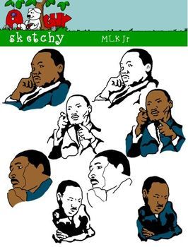 Martin Luther King Jr Clipart