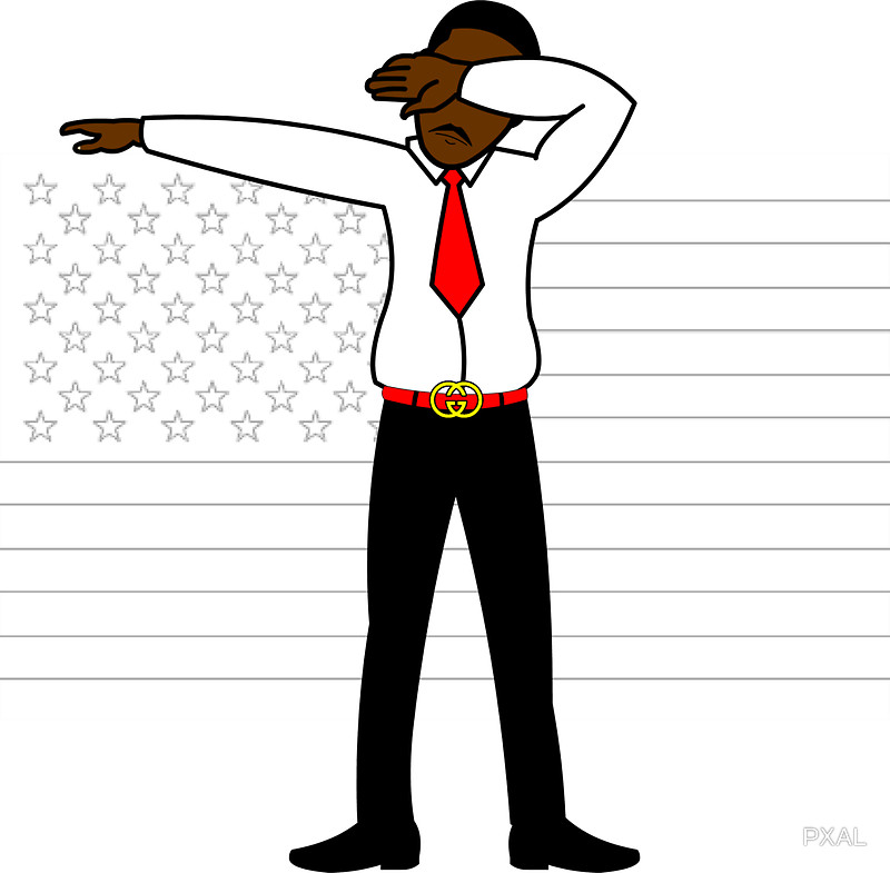 800x785 Martin Luther King Jr Dab Clothing (Black History Month) Red