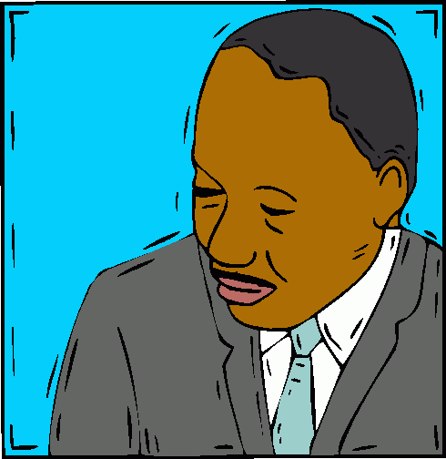 490x504 Martin Luther King Jr. Clip Art
