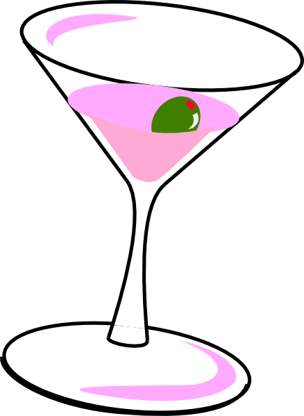 438x599 Cocktail Clipart