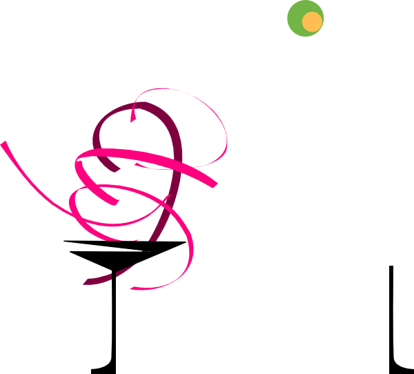 600x542 Martini Glass Clip Art