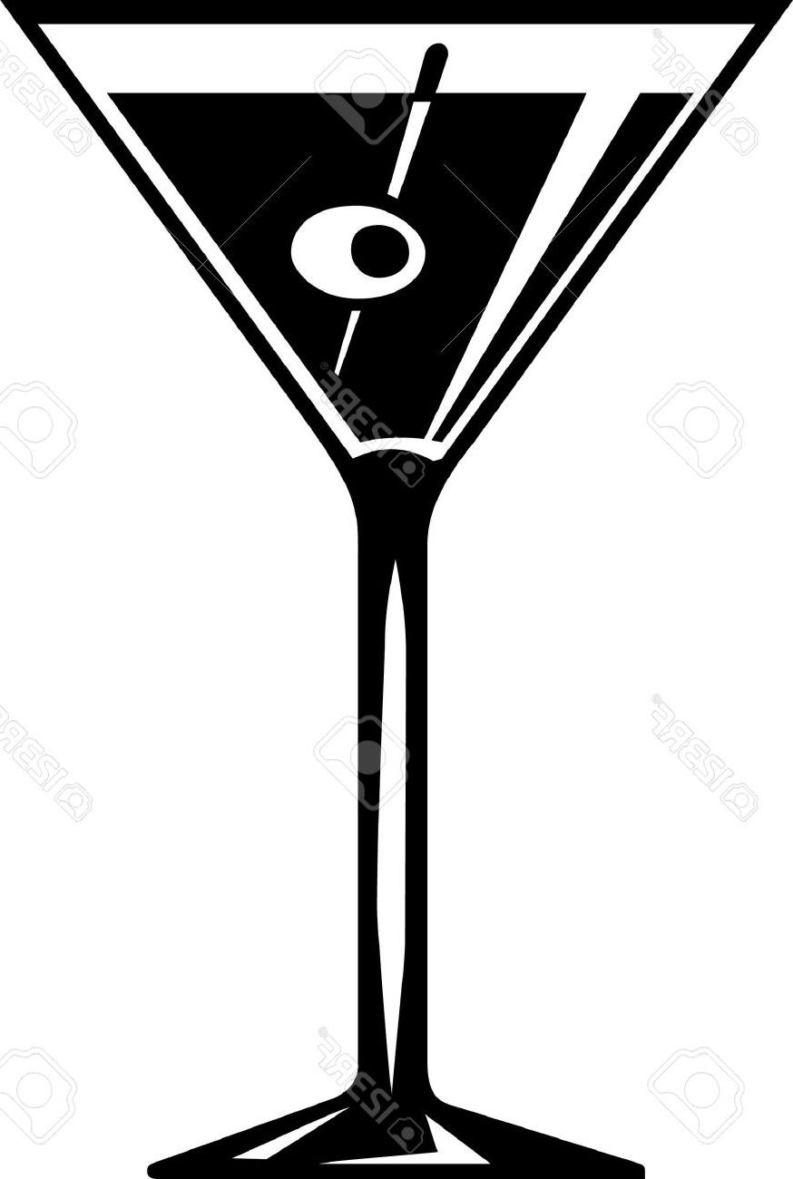 874x1300 Best Free Cocktail Stock Vector Martini Glass Clipart Drawing