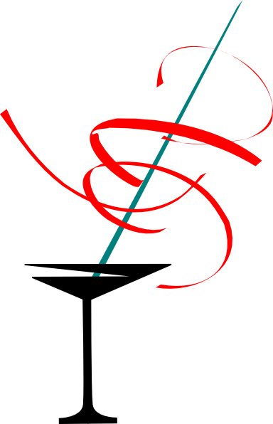 384x596 Red Martini Glass Clip Art
